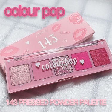 ColourPop pressed powder paletteのクチコミ「
ColourPop
pressed powder palette

大好きなお友達がプレゼン.....」（1枚目）