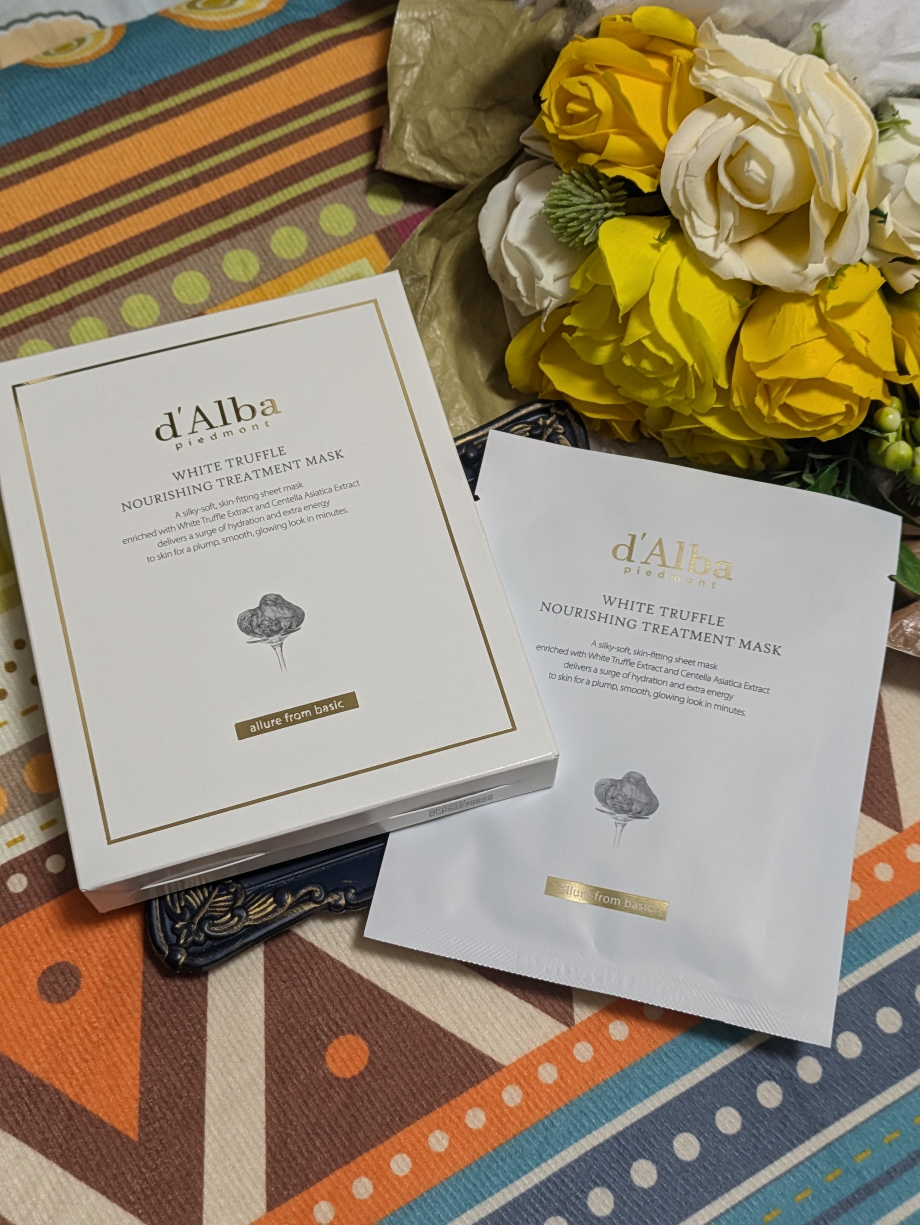 ホワイトトリュフナリシングトリートメントマスク/ダルバ/シートマスク・パックを使ったクチコミ（3枚目）