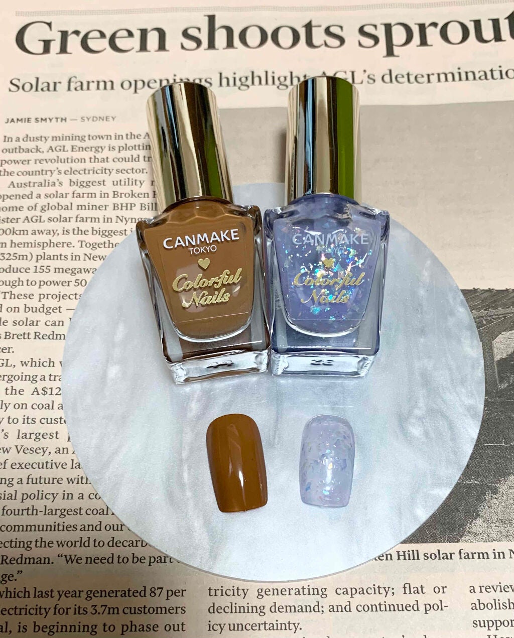 カラフルネイルズ/キャンメイク/マニキュアを使ったクチコミ(4枚目)