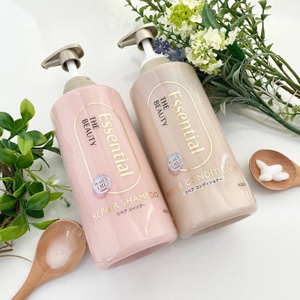 ザビューティ リペアシャンプー・コンディショナー/エッセンシャル/市販シャンプーを使ったクチコミ(2枚目)