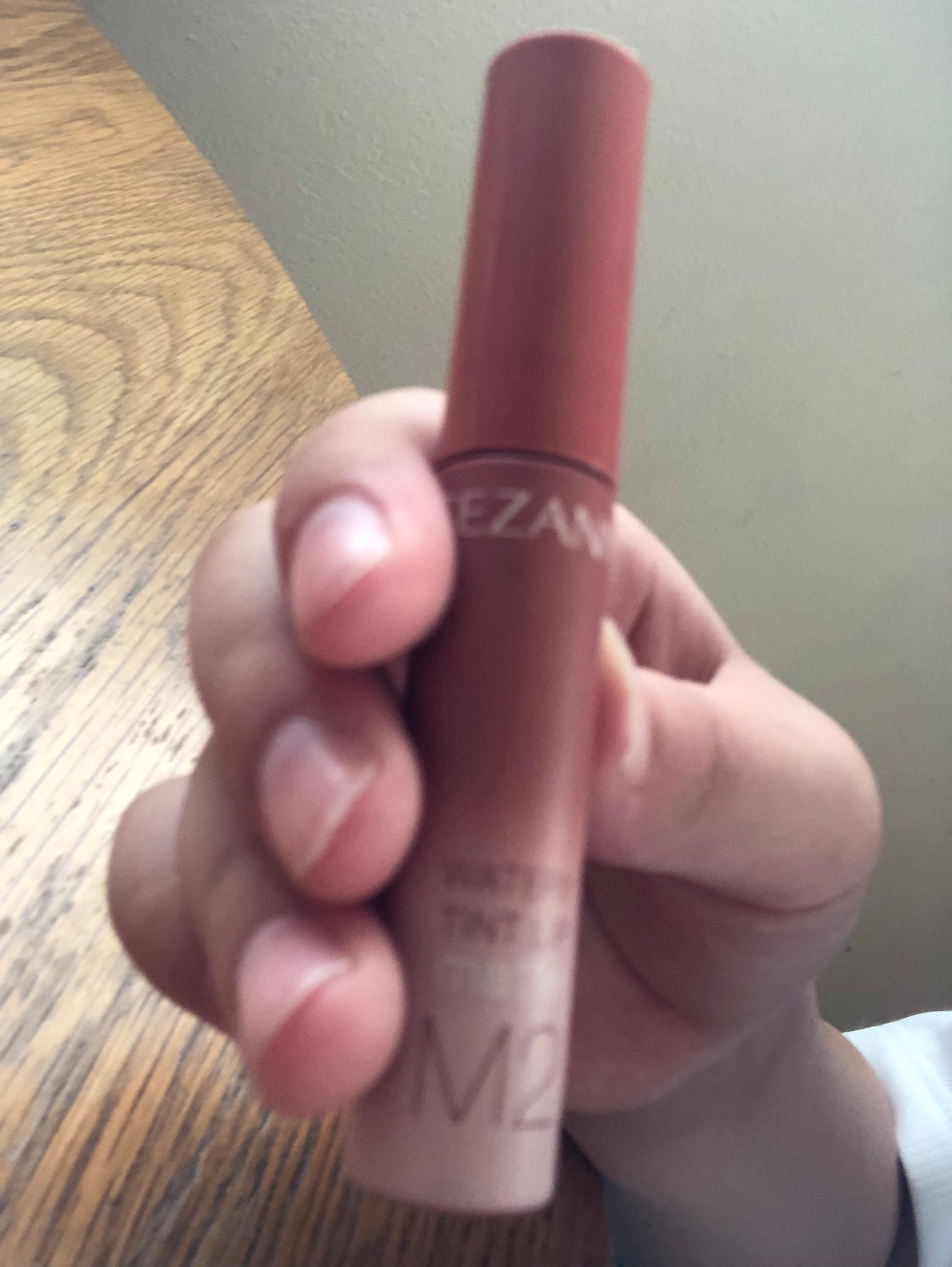もちまめ on LIPS 「【使った商品】セザンヌウォータリーティントマットM2【色味】オ..」(1枚目)