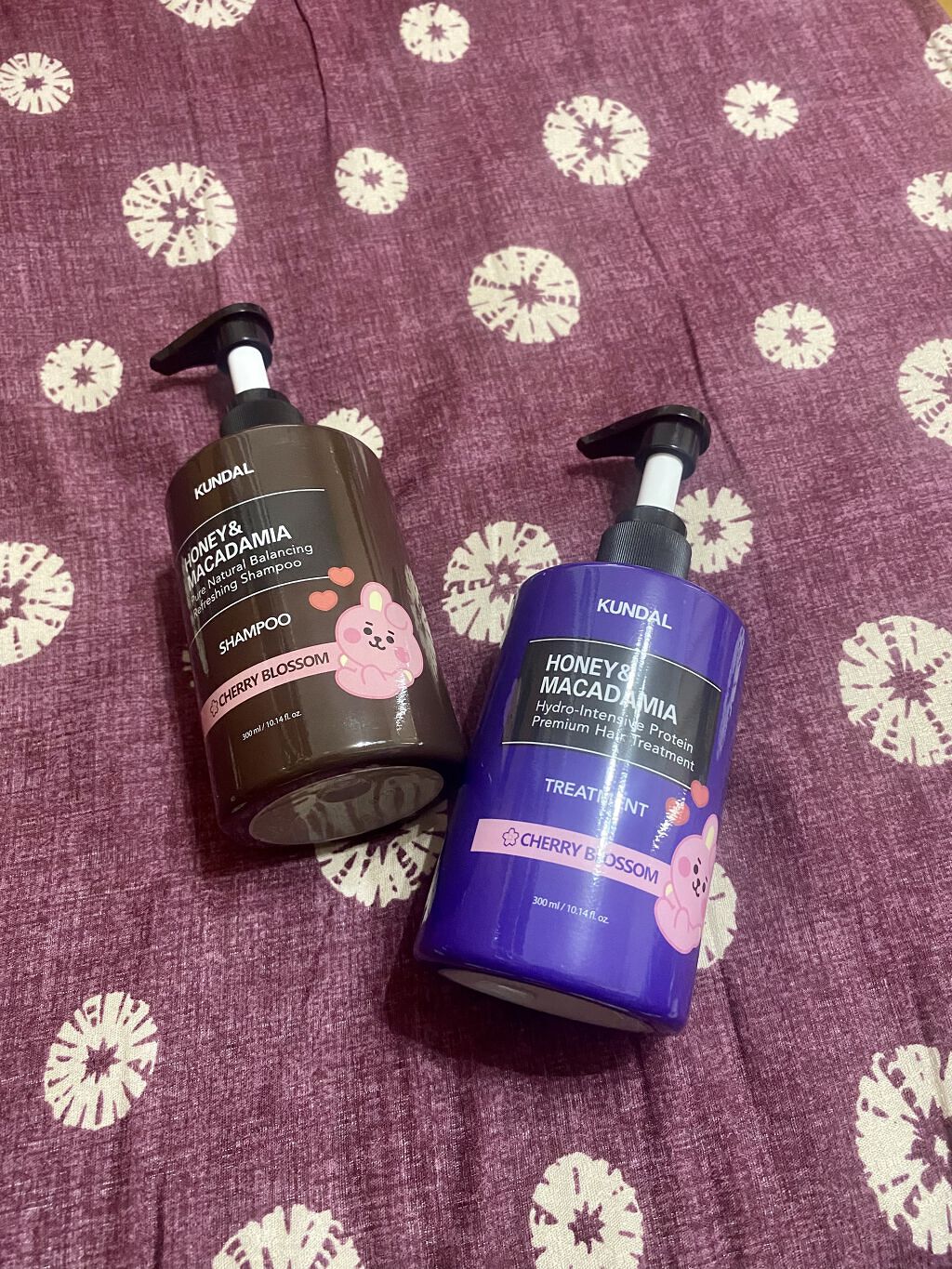 ハニー&マカデミアシャンプー／トリートメント /KUNDAL/シャンプー・コンディショナーを使ったクチコミ（2枚目）