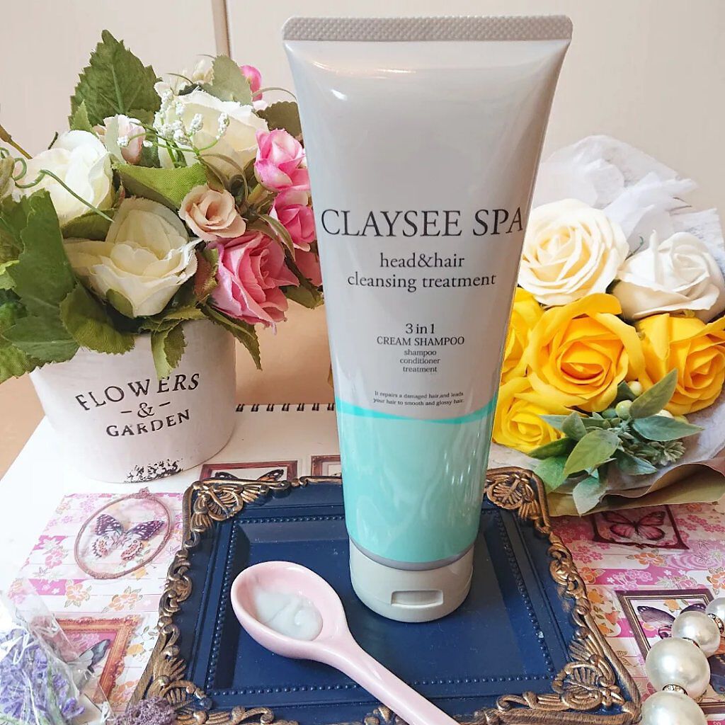 ヘッド＆ヘアクレンジングトリートメント/CLAYSEE SPA/市販シャンプーを使ったクチコミ（1枚目）