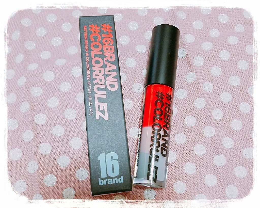 COLORRULEZ/16BRAND/リップグロスを使ったクチコミ(1枚目)