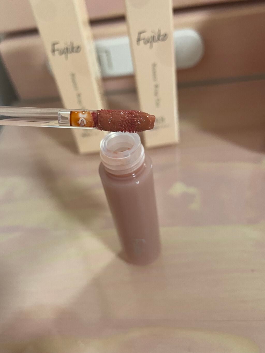 ニュアンスラップティント/Fujiko/リップティントを使ったクチコミ(2枚目)