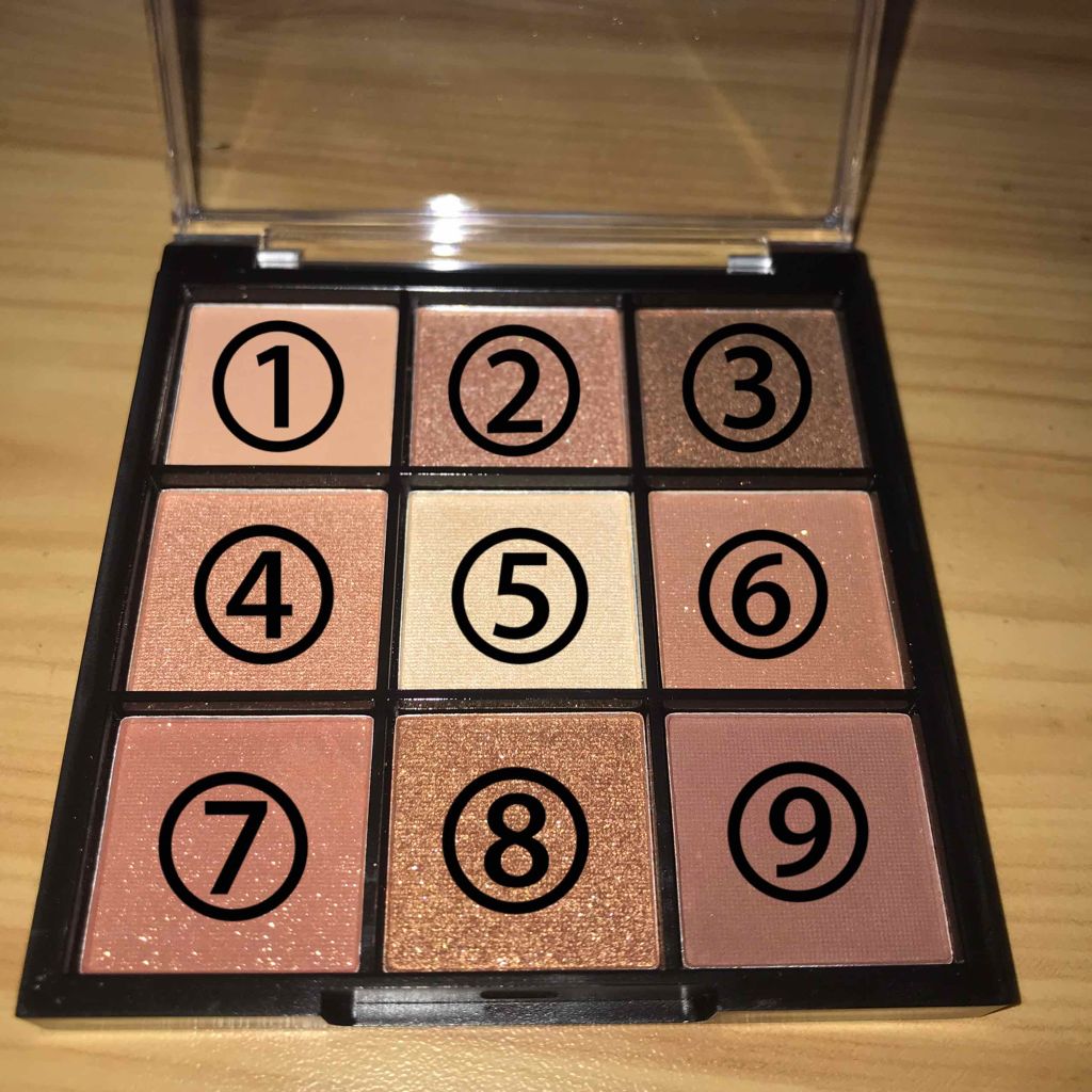 UR GLAM BLOOMING EYE COLOR PALETTE/U R GLAM/アイシャドウパレットを使ったクチコミ(2枚目)