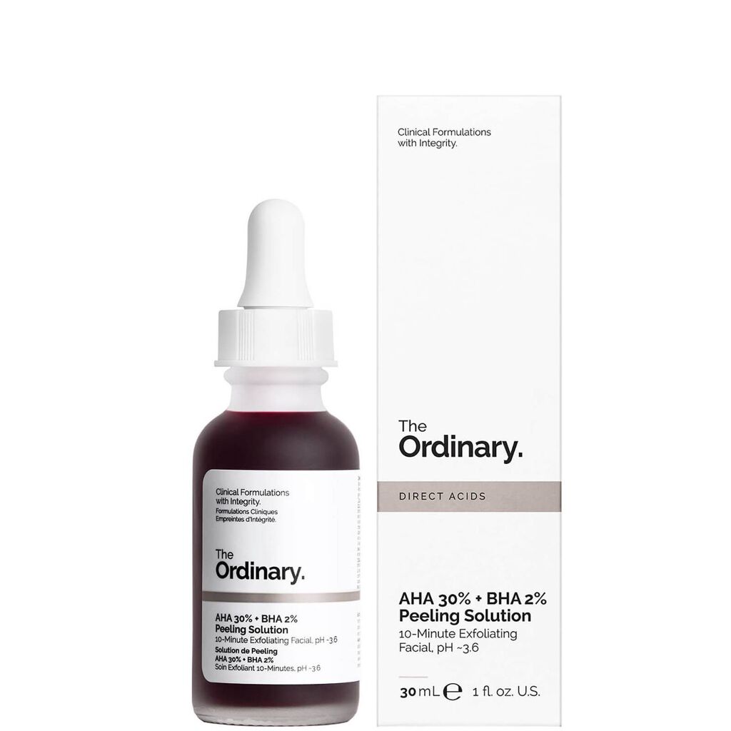AHA 30% + BHA 2% Peeling Solution/The Ordinary/ピーリングを使ったクチコミ（1枚目）