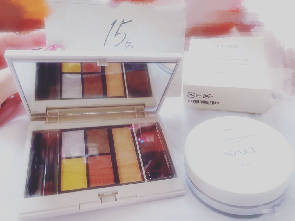15thアニバーサリーミネラルアイ＆チークカラーパレット/エトヴォス/アイシャドウパレットを使ったクチコミ（1枚目）