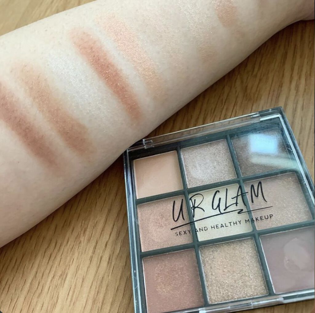 UR GLAM　BLOOMING EYE COLOR PALETTE/U R GLAM/アイシャドウパレットを使ったクチコミ（1枚目）