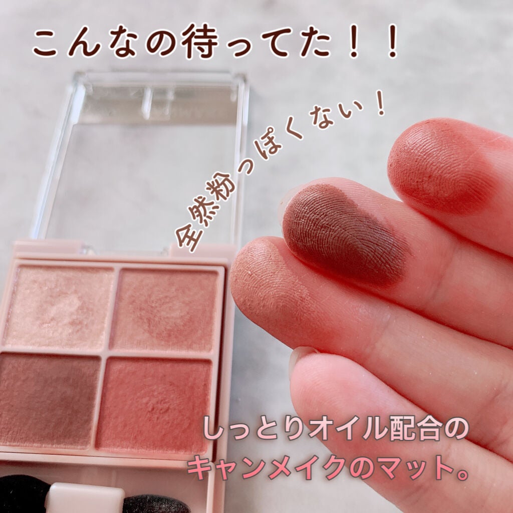 シルキースフレアイズ(マットタイプ)/キャンメイク/アイシャドウパレットを使ったクチコミ(6枚目)