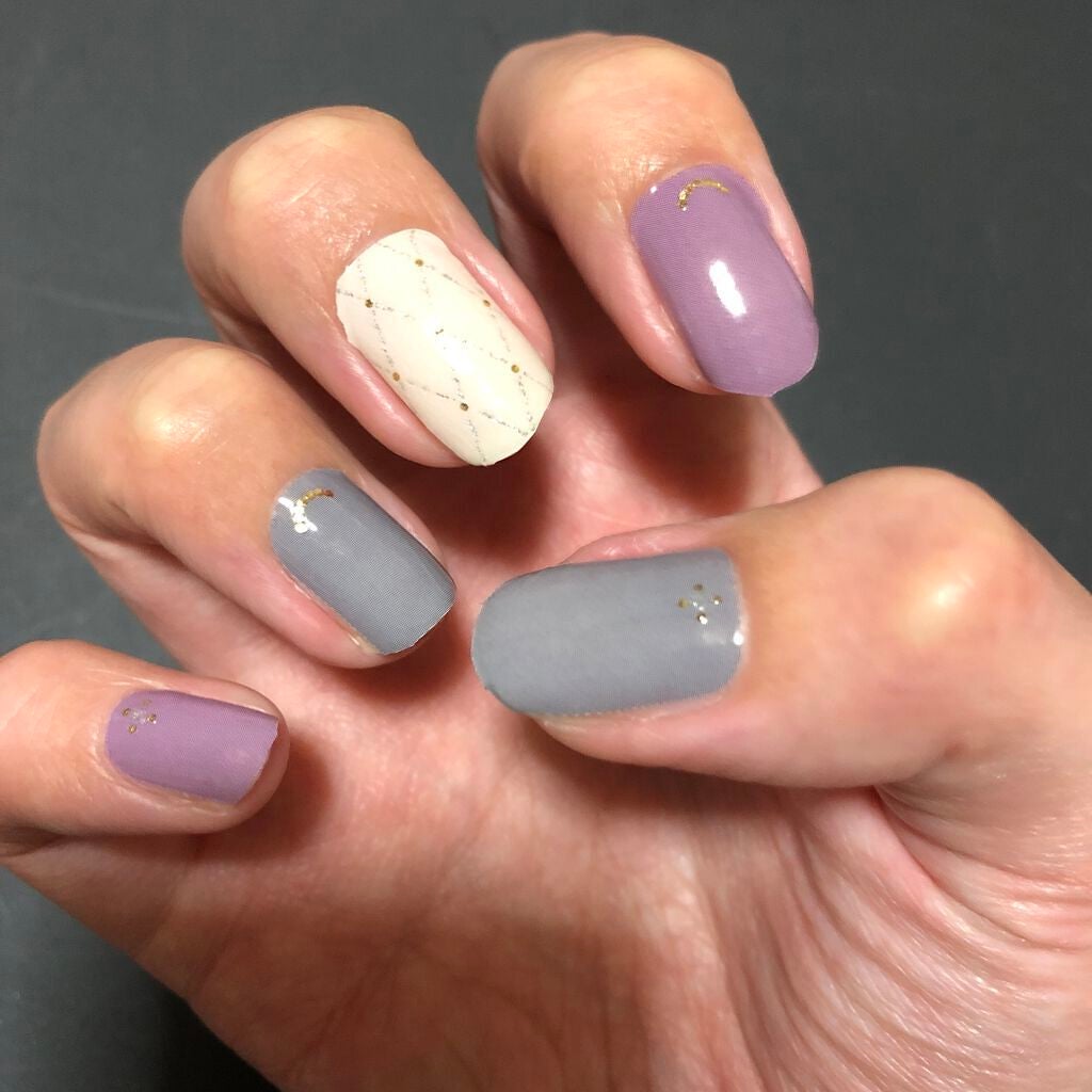 ジェルネイルシール/キャンドゥ/ネイルシールを使ったクチコミ(4枚目)