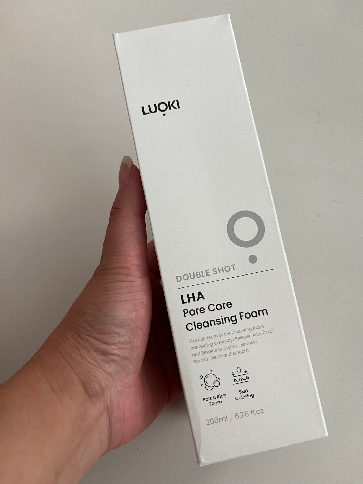 ダブルショットLHA毛穴ケアクレンジングフォーム /LUOKI/クレンジングクリームを使ったクチコミ(1枚目)