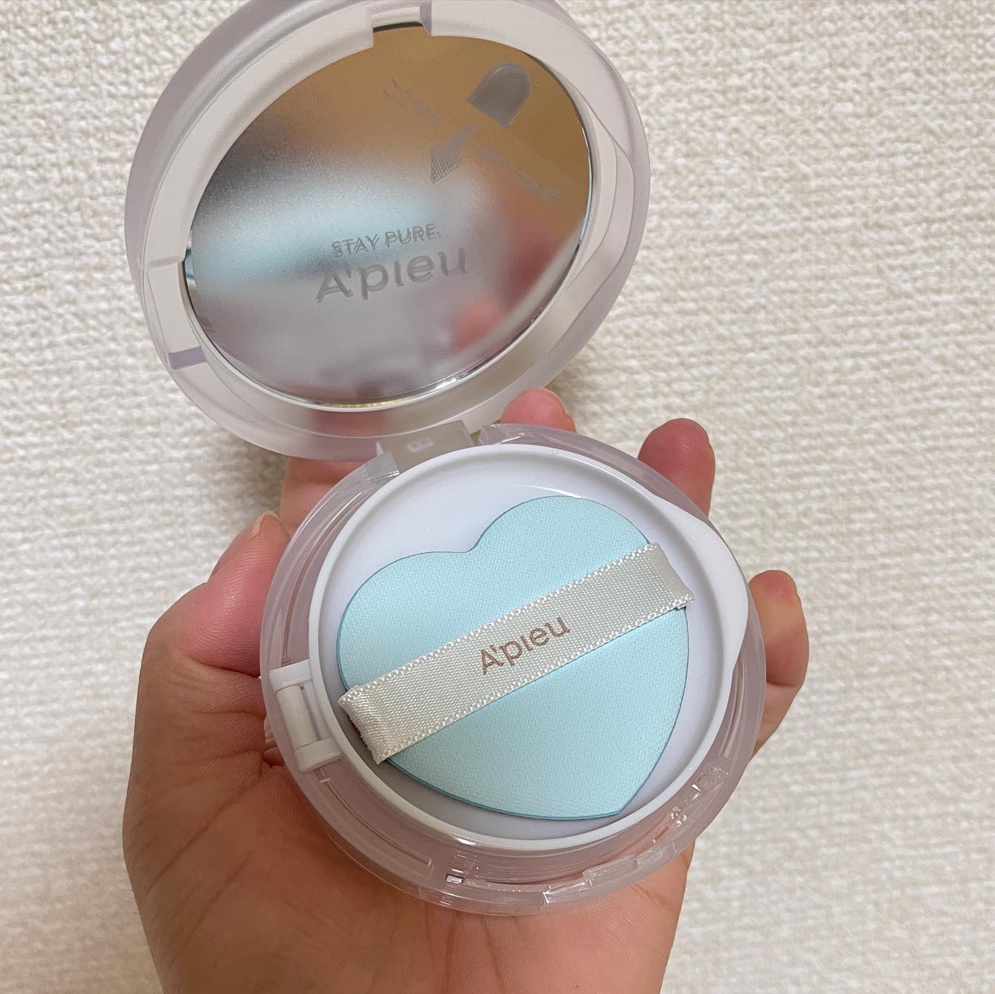 スキンケア ウォーターロッククッション　/A’pieu/クッションファンデーションを使ったクチコミ（3枚目）