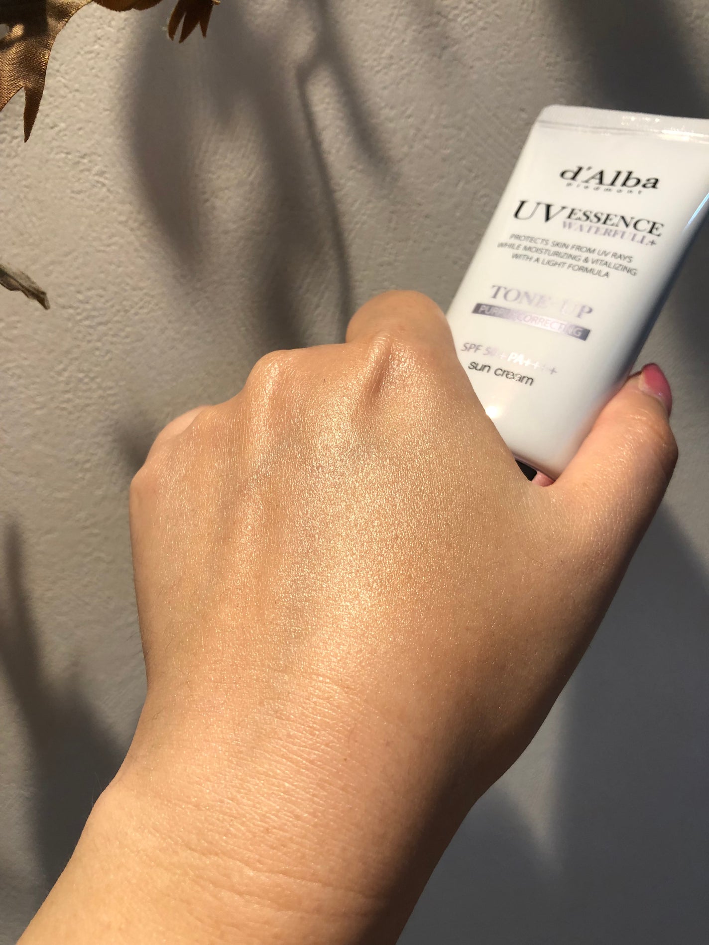 ダルバ ウォータフル トーンアップ サンクリーム(パープル)/ダルバ/日焼け止めクリームを使ったクチコミ(5枚目)