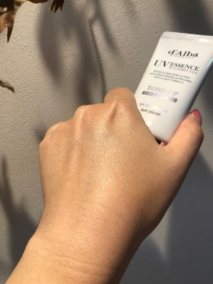 ダルバ ウォータフル トーンアップ サンクリーム(パープル)/ダルバ/日焼け止めクリームを使ったクチコミ(5枚目)