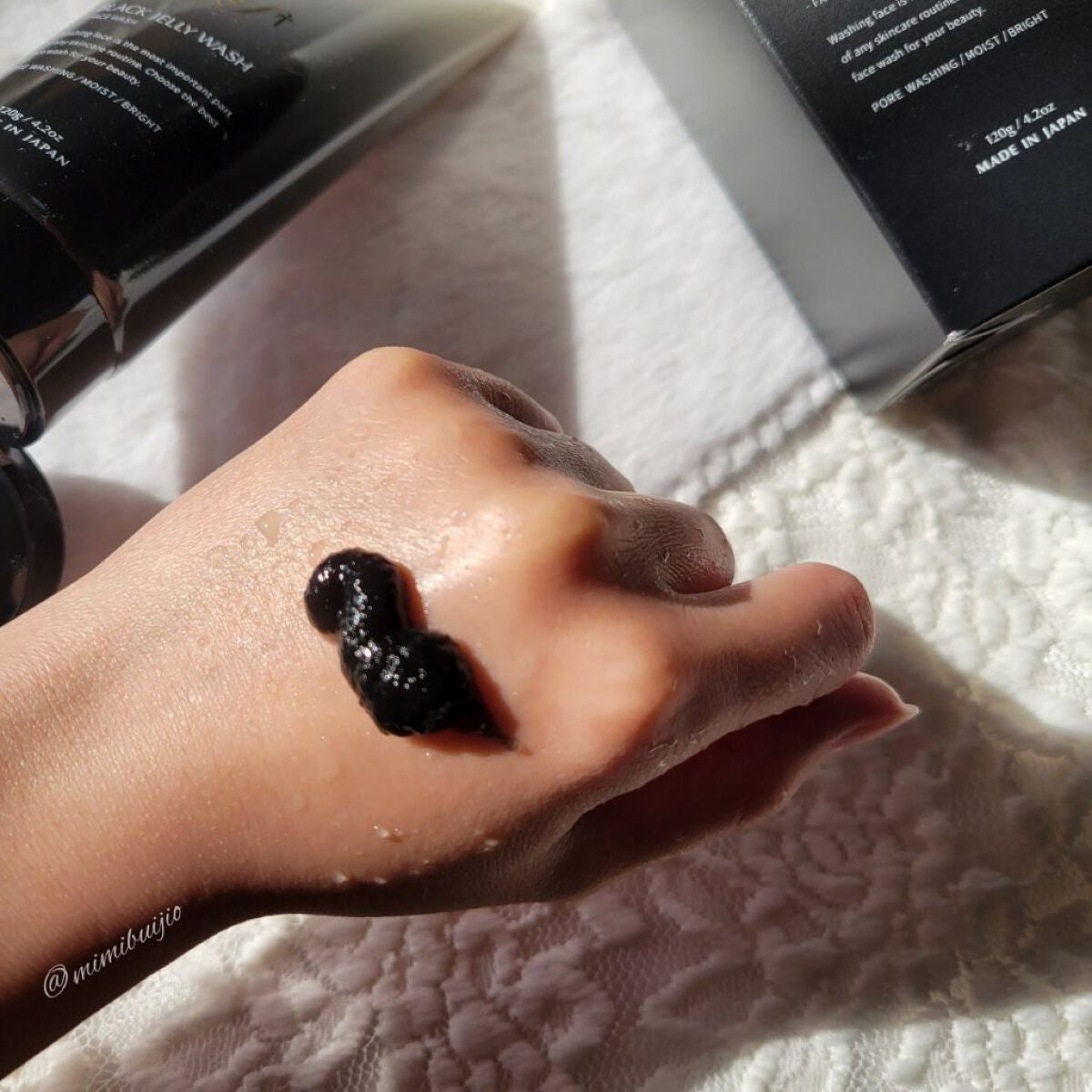 BLACK JELLY WASH(ブラックジェリーウォッシュ)/PLUEST/その他洗顔料を使ったクチコミ(4枚目)