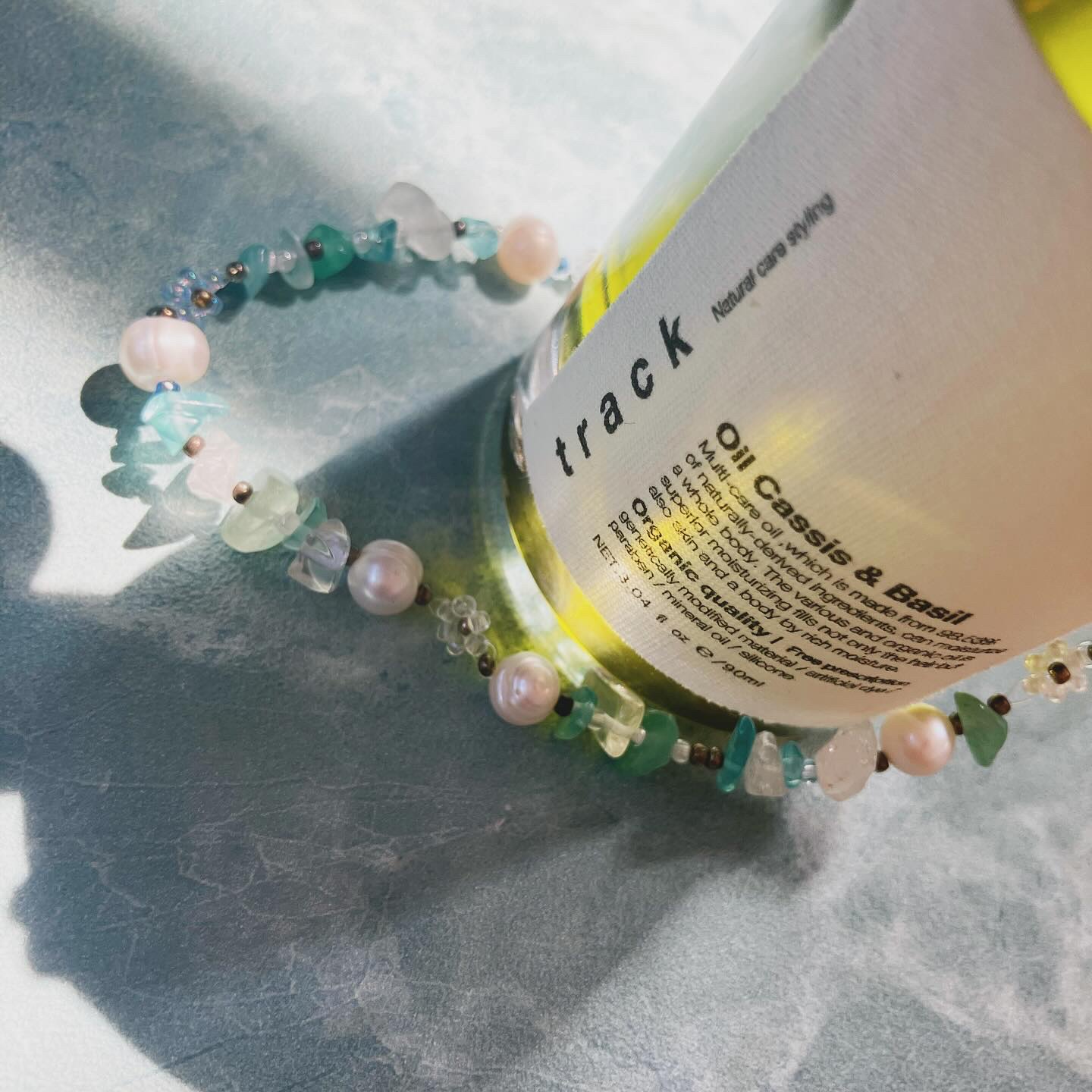 トラック オイル カシス＆バジル/track/ヘアオイルを使ったクチコミ（1枚目）