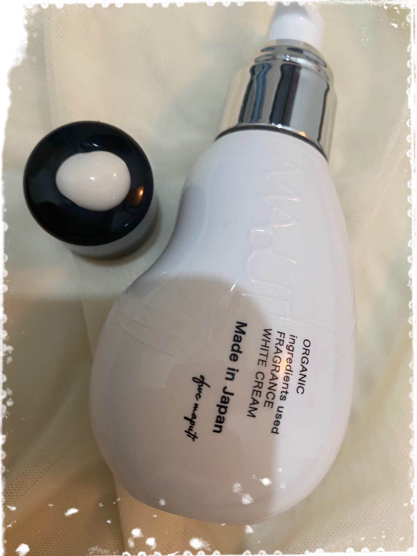 オーガニックフレグランスホワイトクリーム/MAPUTI/デリケートゾーンケアを使ったクチコミ(1枚目)