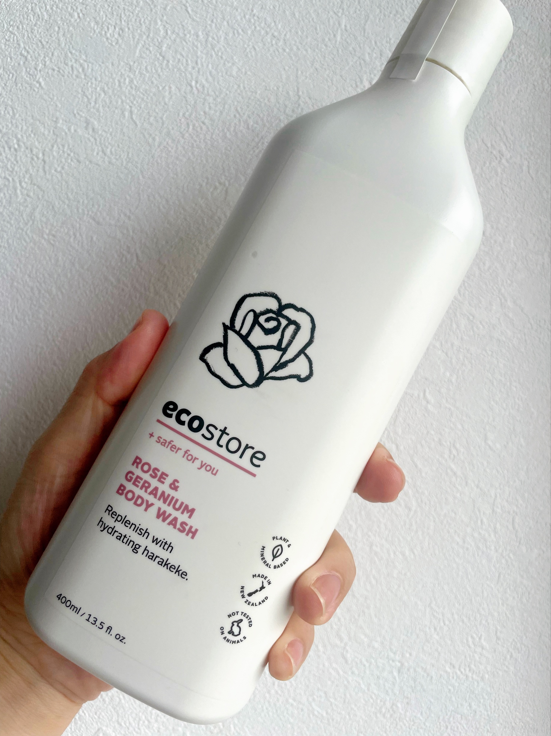ボディウォッシュ ローズ&ゼラニウム/ecostore/ボディソープを使ったクチコミ（1枚目）