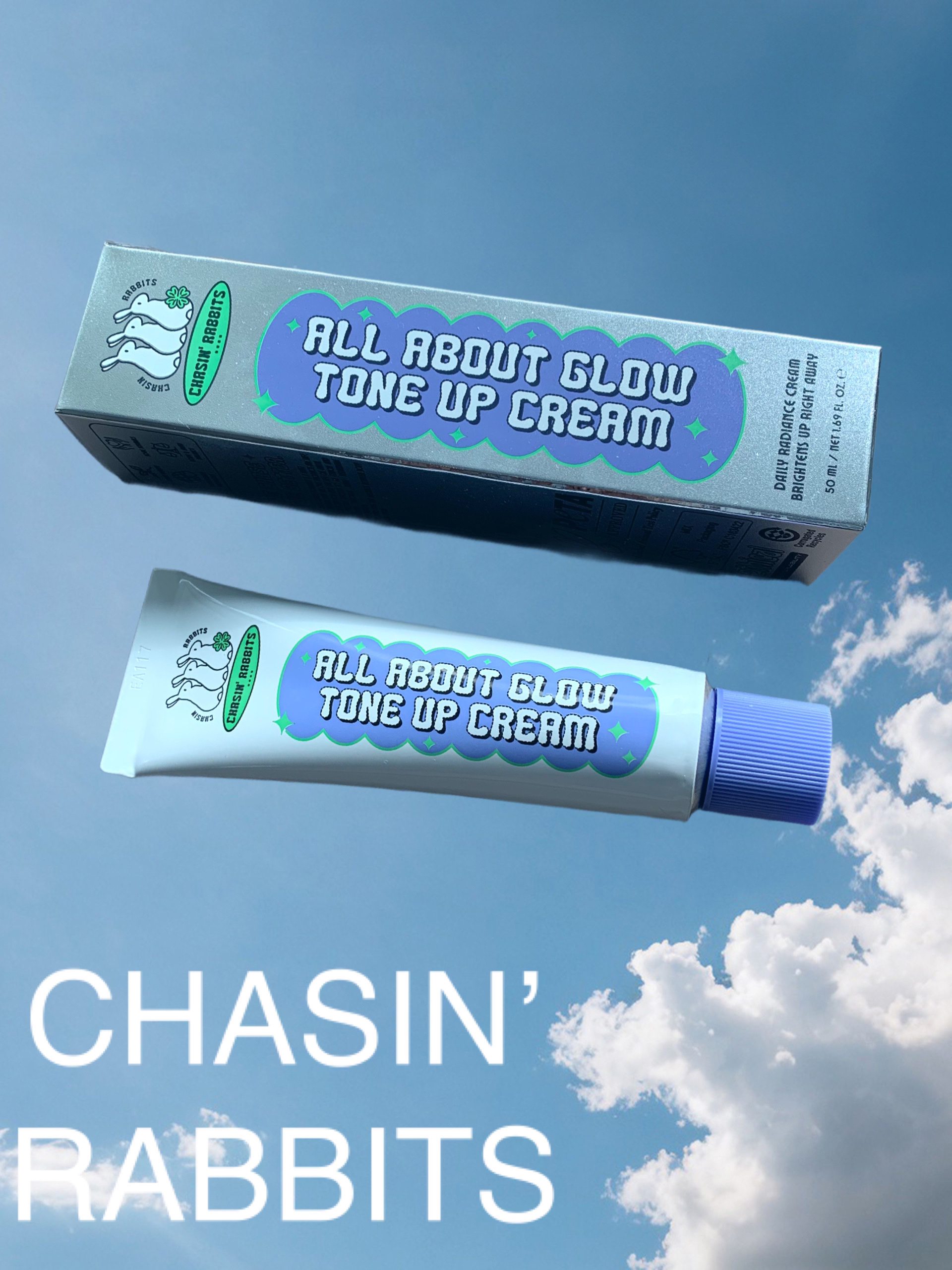 オールアバウトグロウトーンアップクリーム/CHASIN'RABBITS/化粧下地を使ったクチコミ（1枚目）