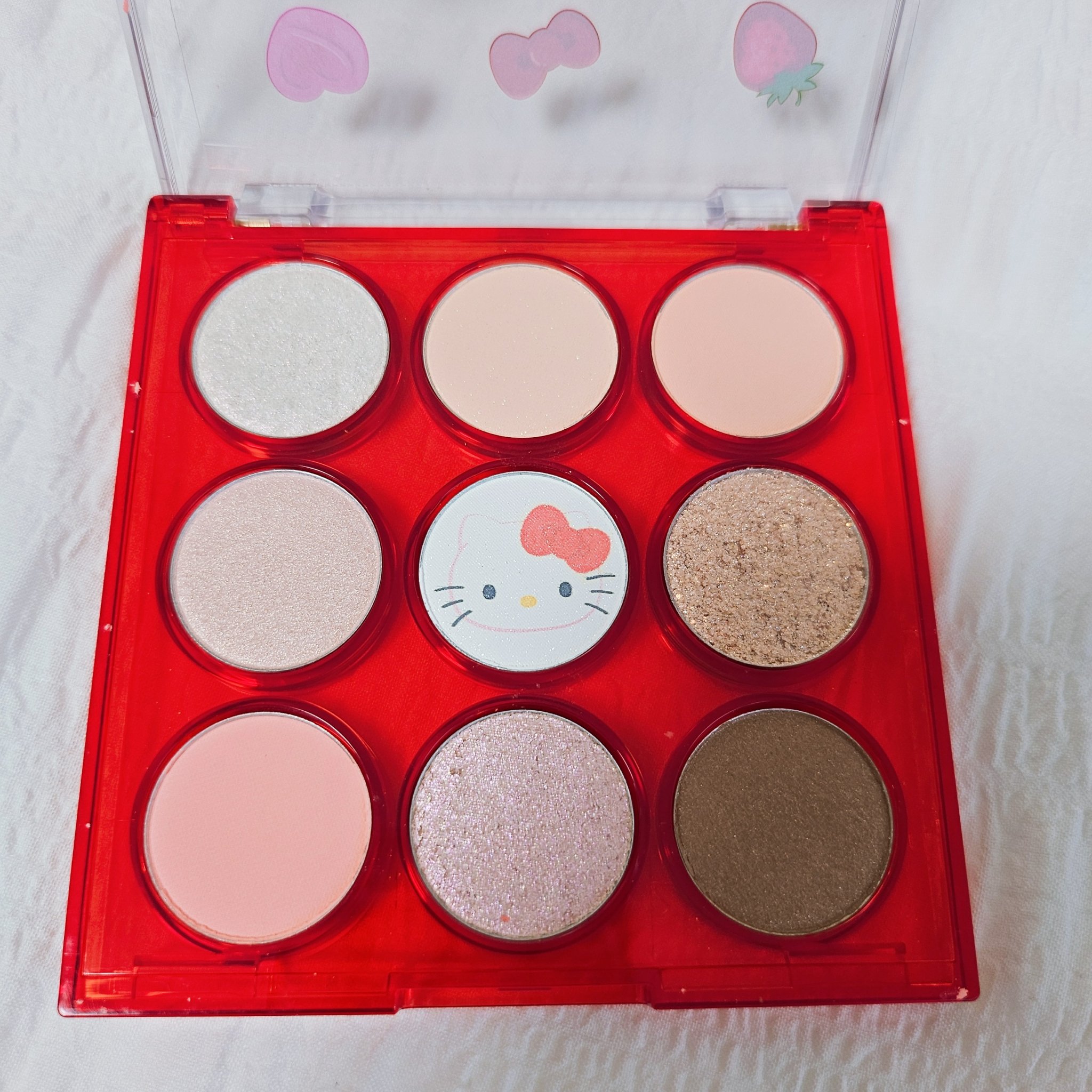 アイカラーパレット 05 ピーチガーデン（限定）/AMUSE/アイシャドウパレットを使ったクチコミ（3枚目）