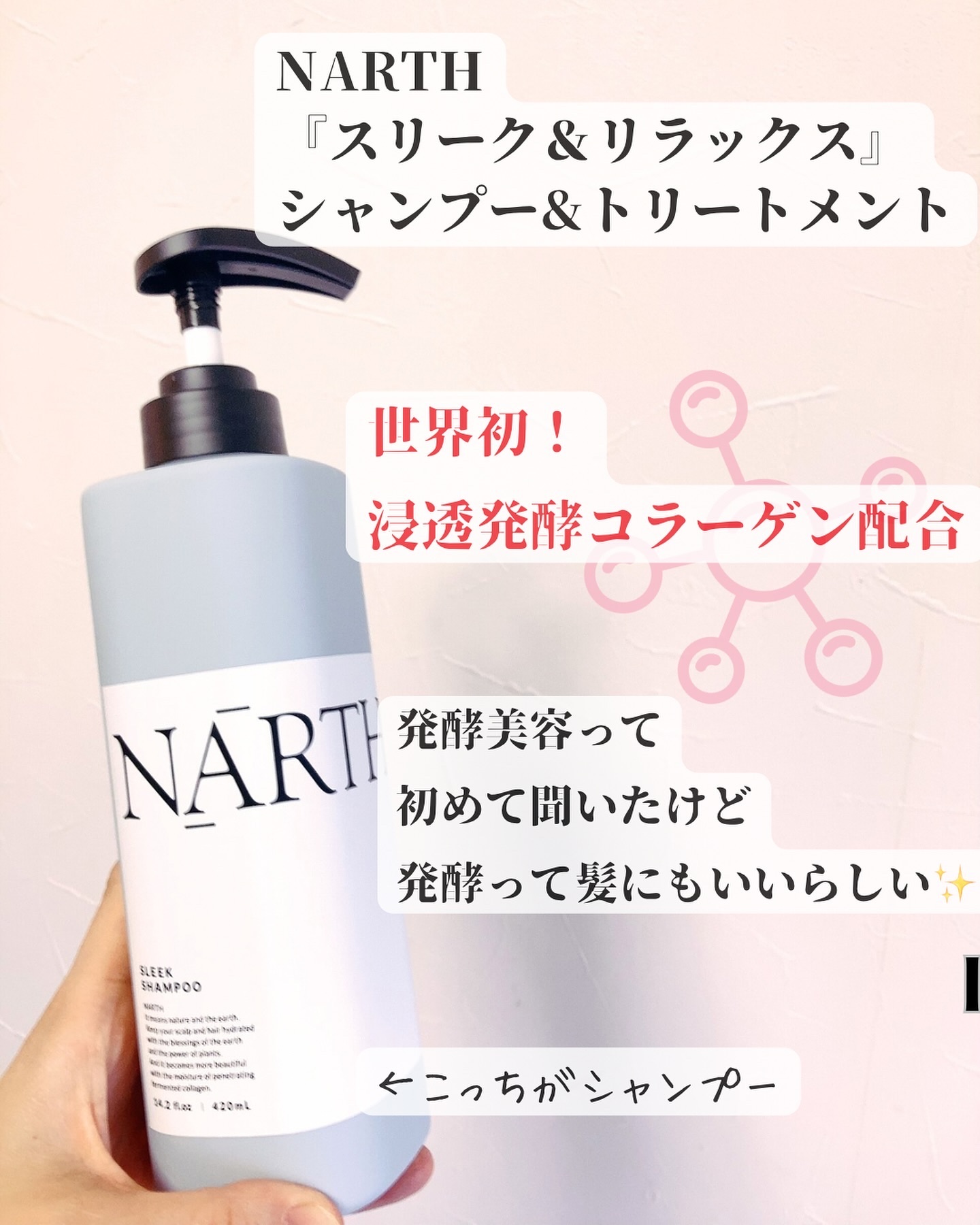 スリーク&リラックスシャンプー／トリートメント/NARTH/市販シャンプーを使ったクチコミ（2枚目）