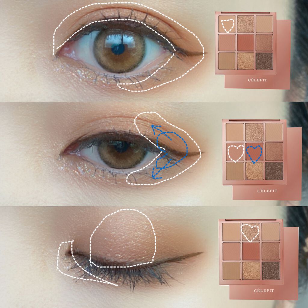 The Bella collection eyeshadow palette/CELEFIT/アイシャドウパレットを使ったクチコミ（3枚目）