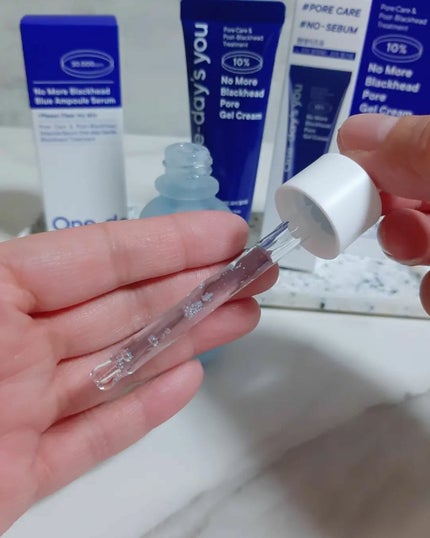 ノーモアブラックヘッド ポアジェルクリーム/One-day's you/フェイスクリームを使ったクチコミ(3枚目)