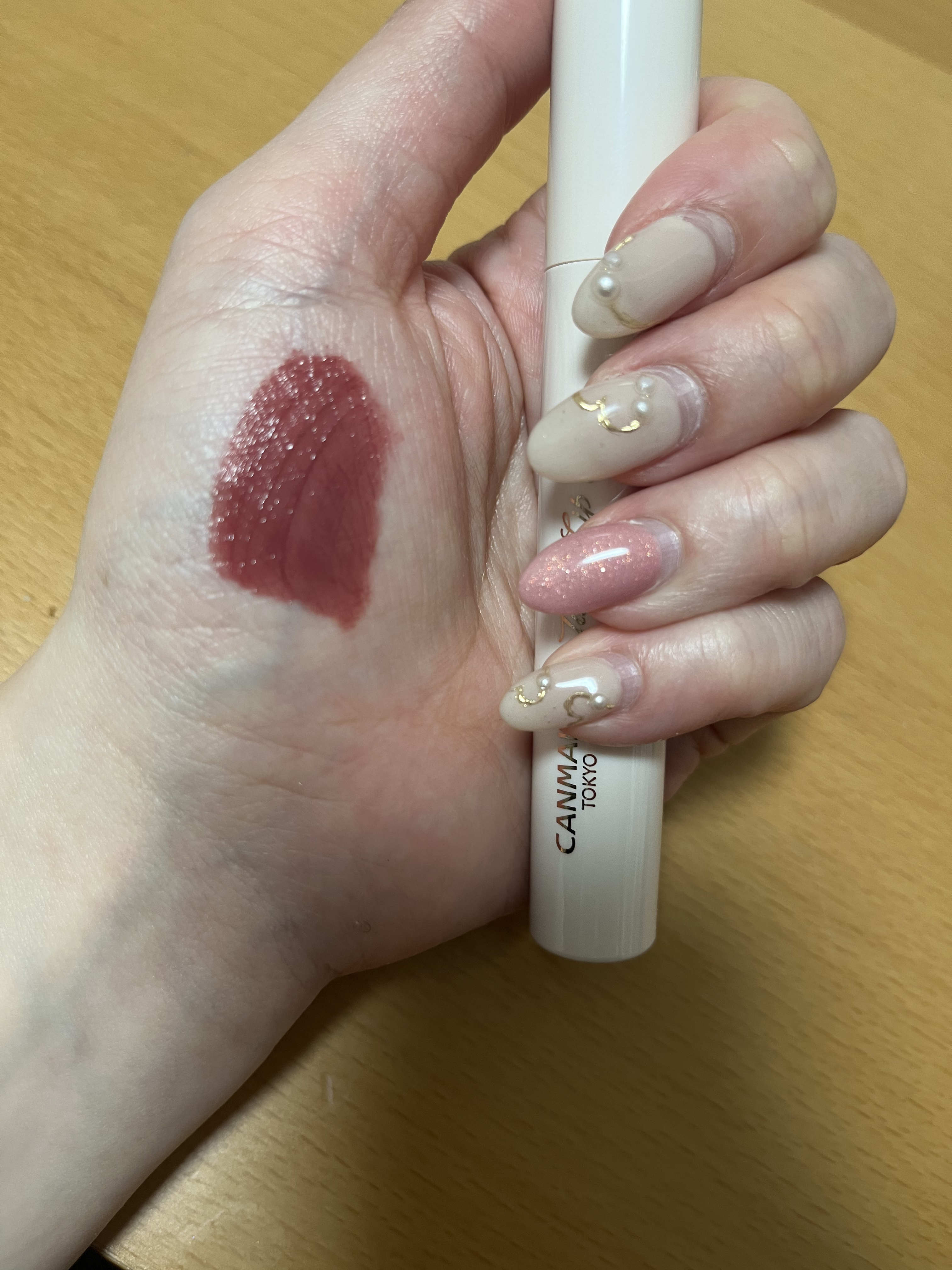 ジューシーリップティント/キャンメイク/口紅を使ったクチコミ（3枚目）