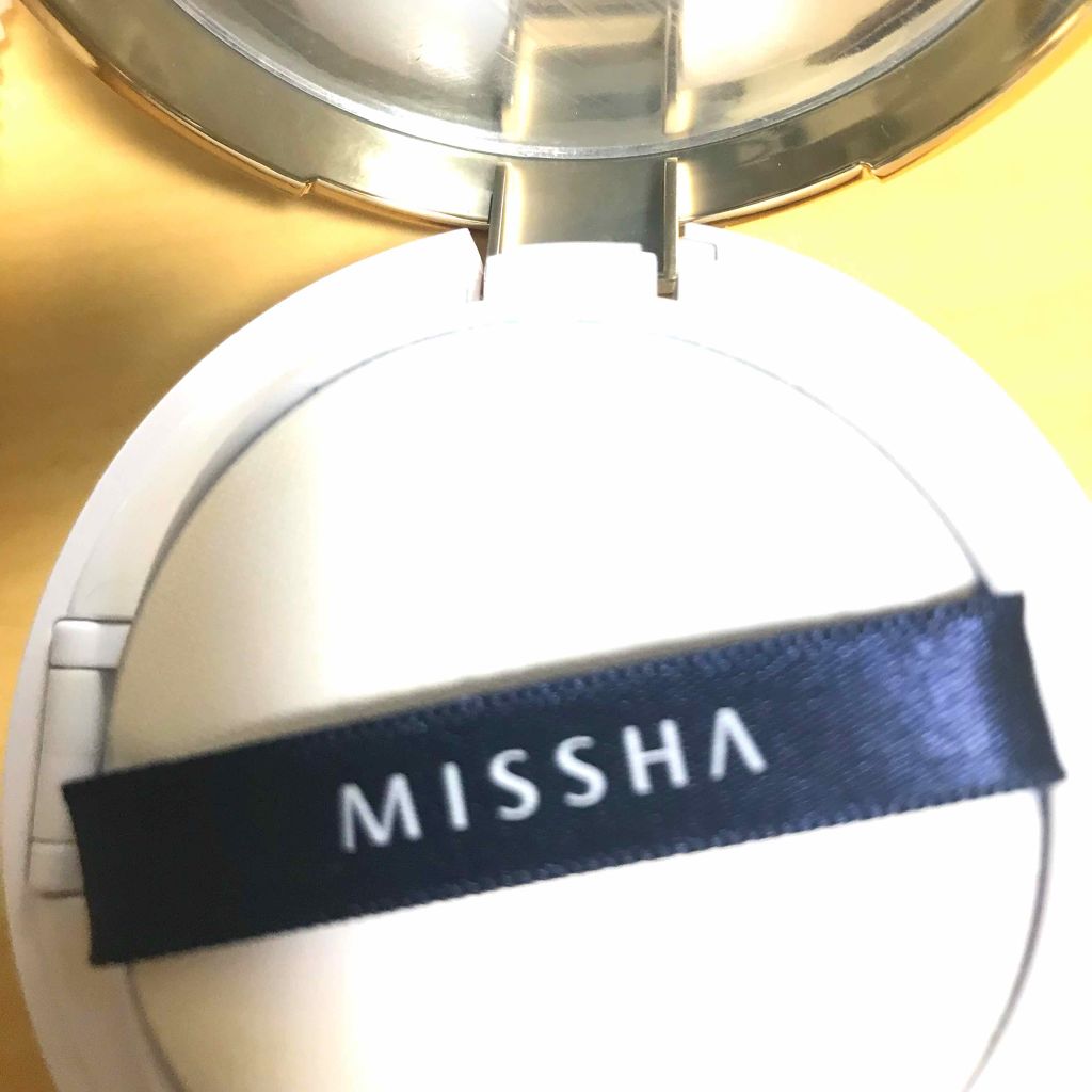 M クッション ファンデーション(モイスチャー)/MISSHA/クッションファンデーションを使ったクチコミ(2枚目)