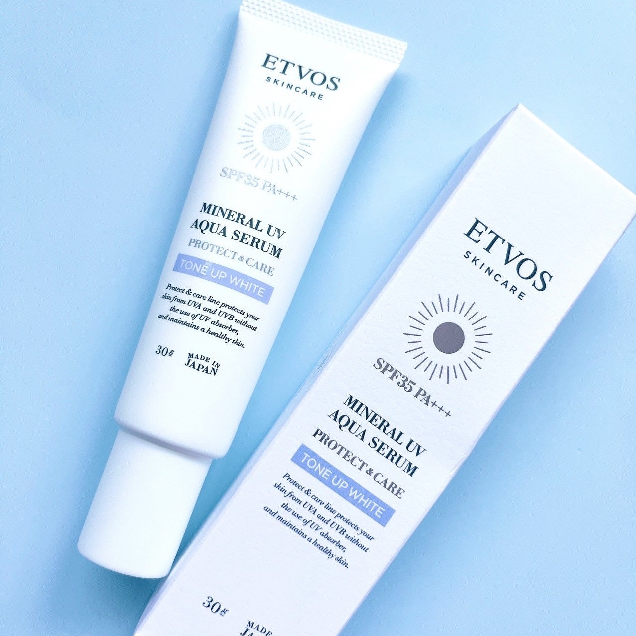 ミネラルUVアクアセラム/エトヴォス/美容液を使ったクチコミ(3枚目)