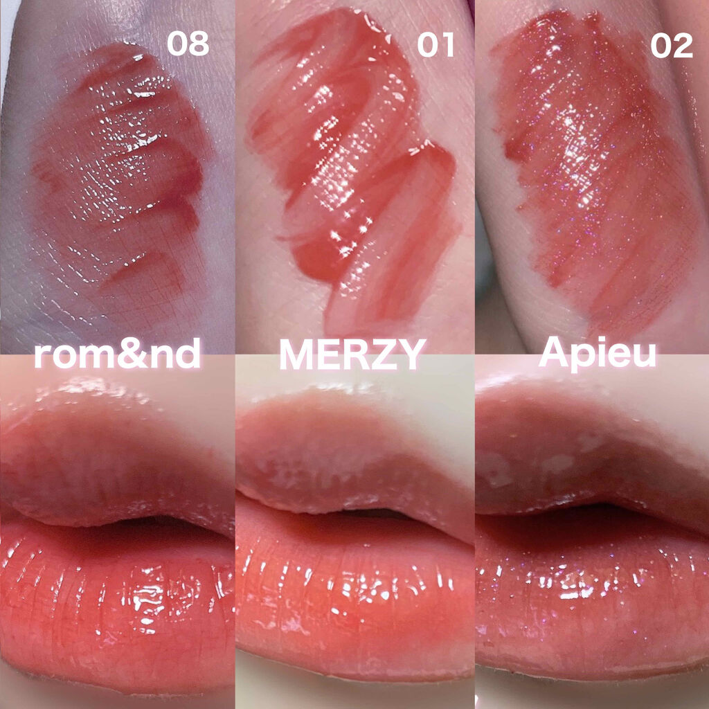 グラスティングウォーターティント/rom&nd/リップティントを使ったクチコミ（1枚目）