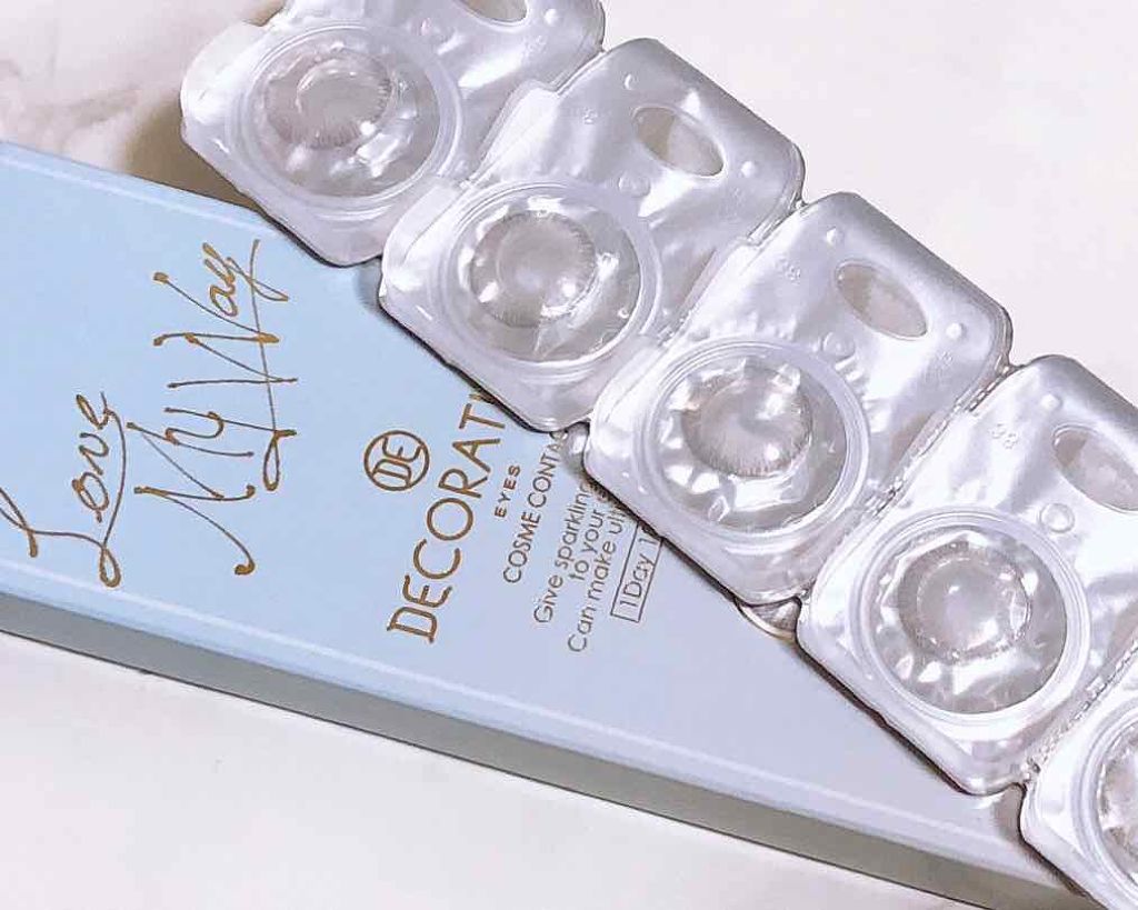 デコラティブアイズ UVモイスト/Decorative Eyes/カラーコンタクトレンズを使ったクチコミ（1枚目）