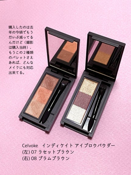 セルヴォーク インディケイトアイブロウパウダー/Celvoke/パウダーアイブロウを使ったクチコミ(6枚目)