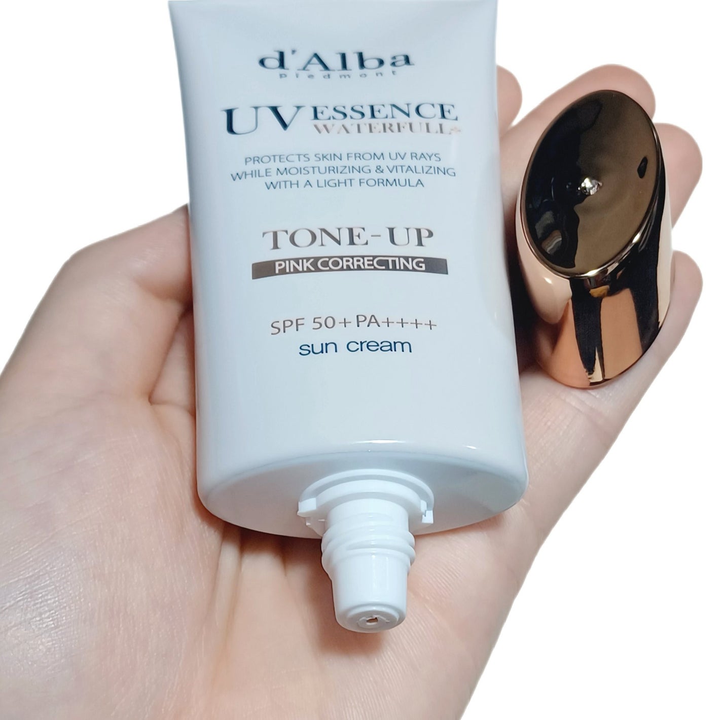 ウォータフルトーンアップサンクリーム/ダルバ/日焼け止めクリームを使ったクチコミ(2枚目)