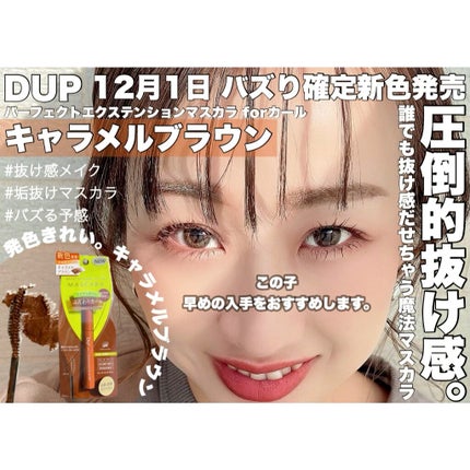 パーフェクトエクステンション マスカラ for カール/D-UP/マスカラを使ったクチコミ(1枚目)