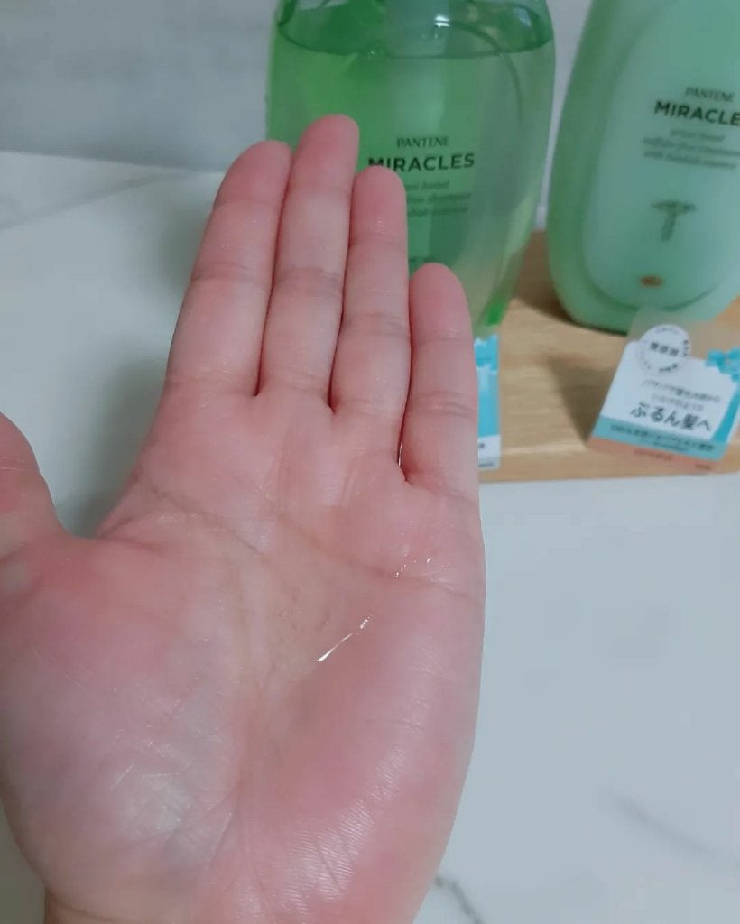 ミラクルズ うるおいブースト シャンプー/トリートメント/パンテーン/市販シャンプーを使ったクチコミ(4枚目)