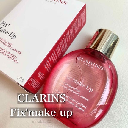 フィックス メイクアップ/CLARINS/ミスト状化粧水を使ったクチコミ(1枚目)