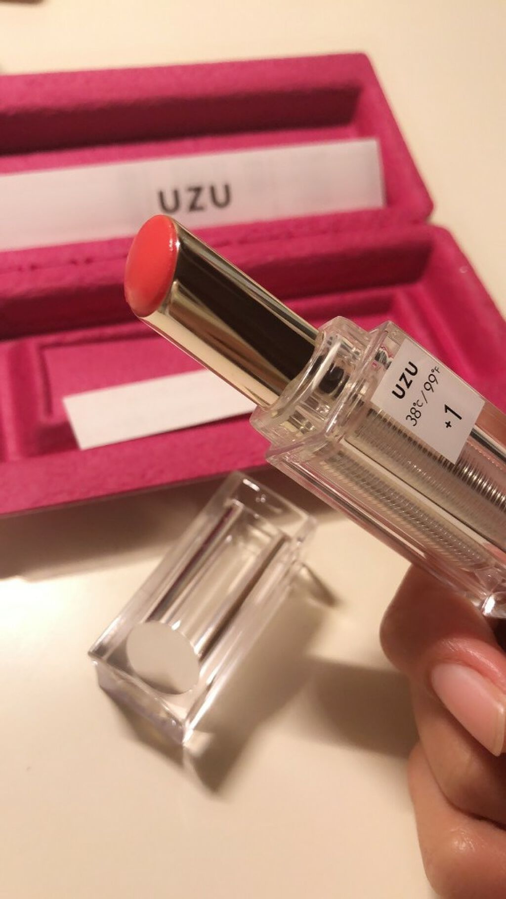 38°C / 99°F Lipstick <TOKYO>/UZU BY FLOWFUSHI/口紅を使ったクチコミ(2枚目)