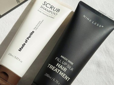 Magic Nine Perlite Scalp Scrub Shampoo/NINELESS/シャンプー・コンディショナーを使ったクチコミ（1枚目）