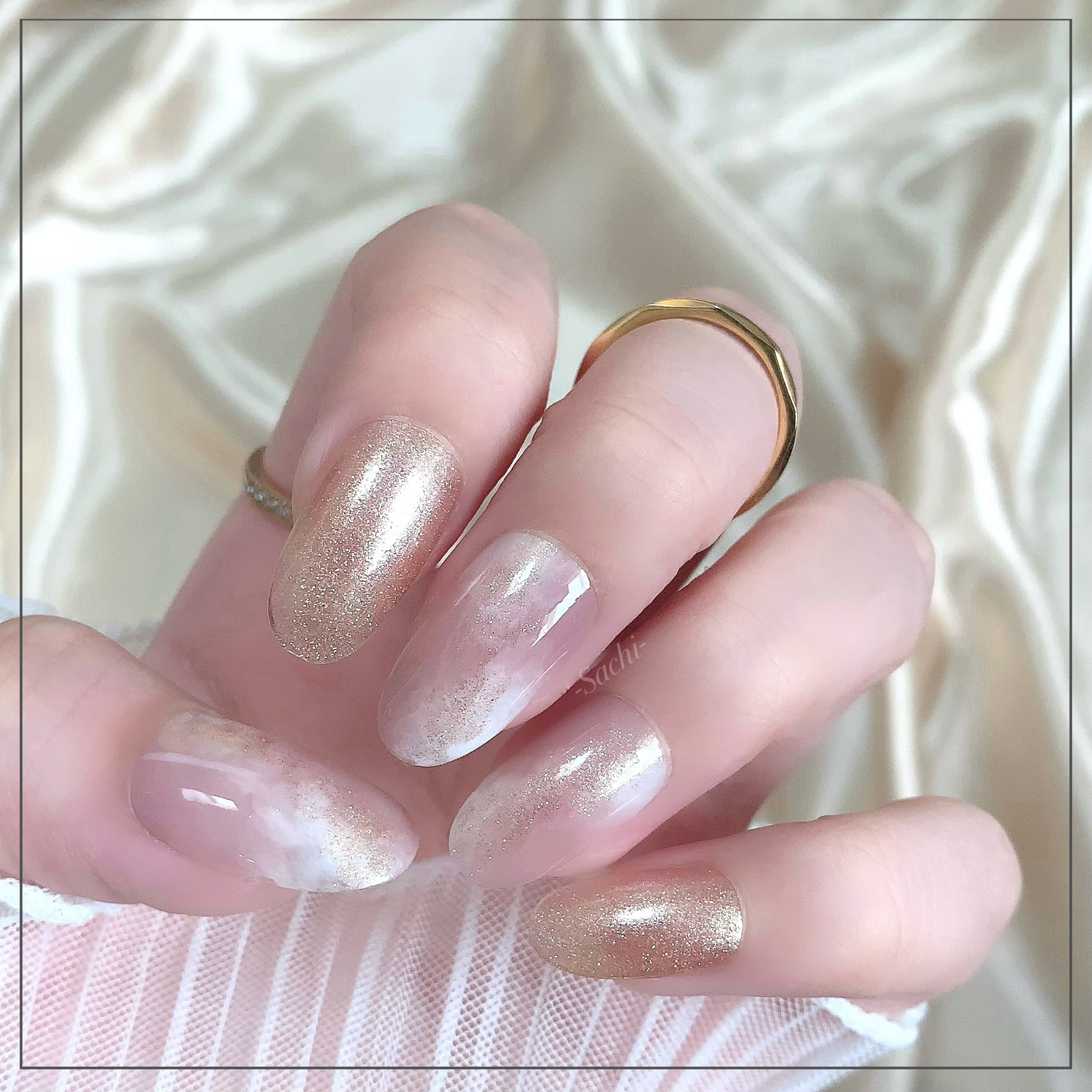 gene TOKYO ネイル ホワイト/DAISO/マニキュアを使ったクチコミ（2枚目）