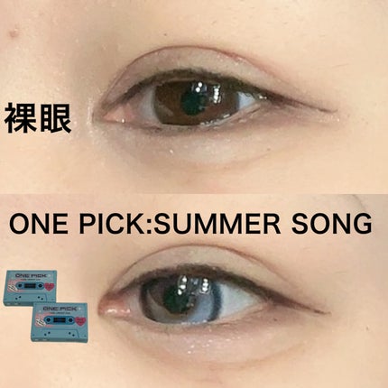 ONE PICK/蜜のレンズ/1ヶ月(1MONTH)カラコンを使ったクチコミ(3枚目)