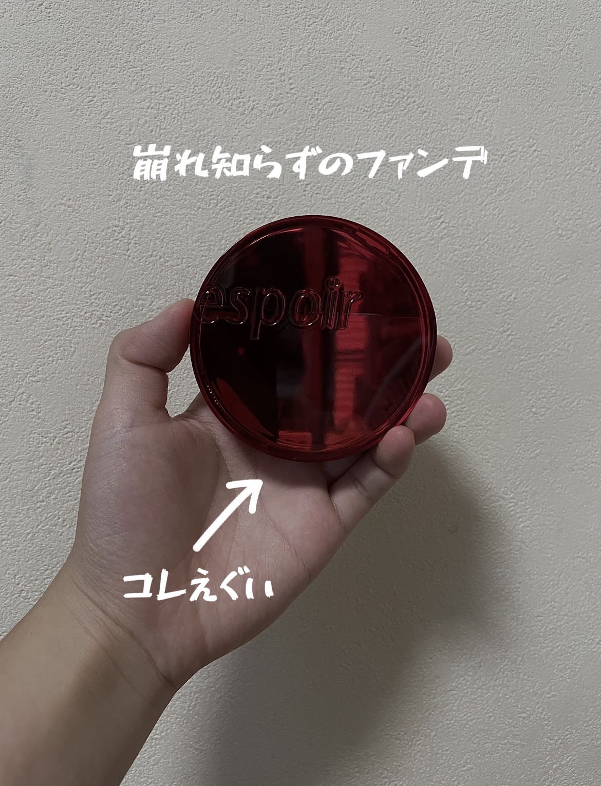 プロテーラービーベルベットカバークッション/espoir/クッションファンデーションを使ったクチコミ（1枚目）