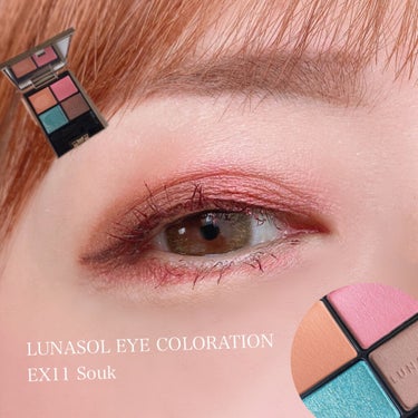 アイカラーレーション EX11 Souk（限定発売）/LUNASOL/アイシャドウパレットを使ったクチコミ（1枚目）