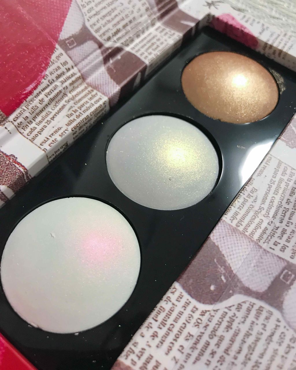 未使用 PAT McGRATH パットマクグラス ハイライト トリオ 試してみた】SKIN FETISH: SUBLIME SKIN HIGHLIGHTING TRIO PAT