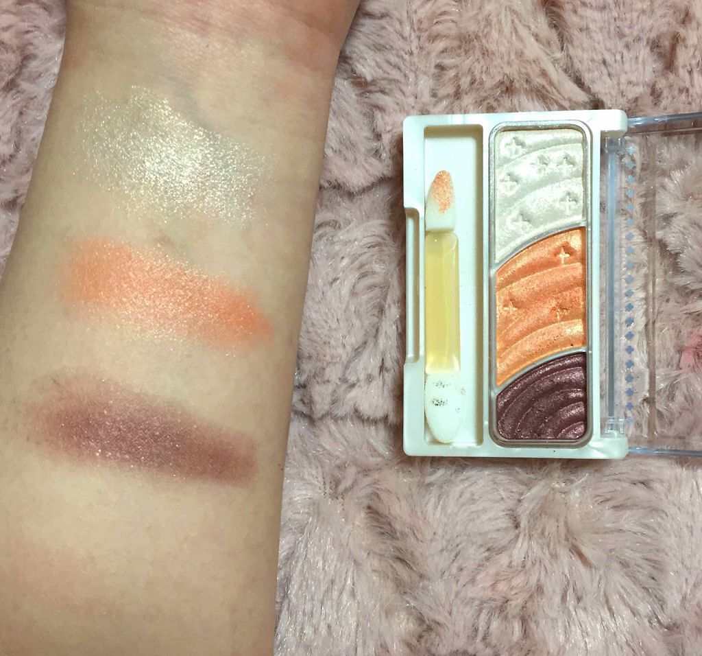 トーンアップアイシャドウ/CEZANNE/アイシャドウパレットを使ったクチコミ（2枚目）