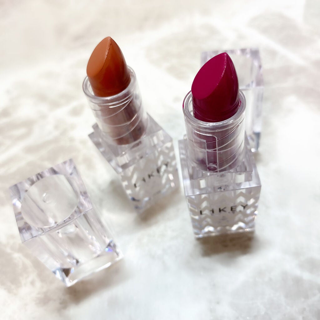スムースフィットリップスティック/LiKEY BEAUTY/口紅を使ったクチコミ(4枚目)
