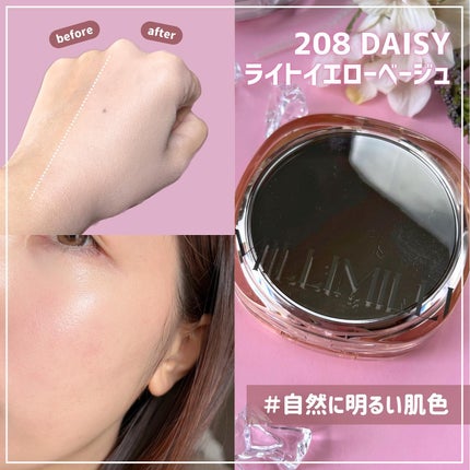 ツートンクッション/MILLIMILLI/クッションファンデーションを使ったクチコミ(4枚目)