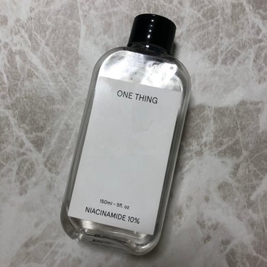 ONE THING ナイアシンアミド化粧水/ NIACINAMIDE 10%

一番お気に入りの化粧水！
ナイアシンアミドが私の肌にあっていたようで
使用して1ヶ月くらいで何をしても変わらなかったくすみ