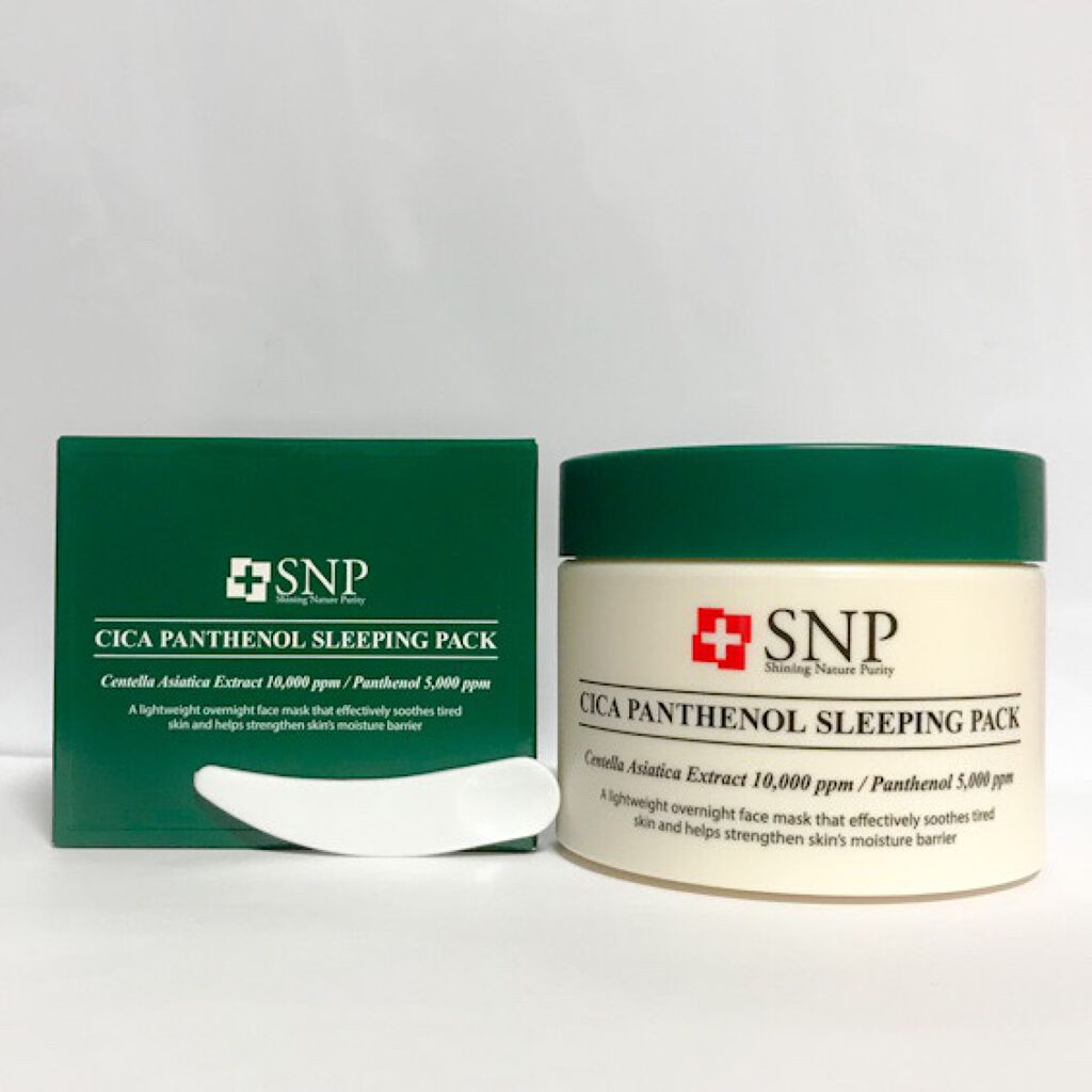 シカパンテノールスリーピングパック/SNP/フェイスクリームを使ったクチコミ（1枚目）